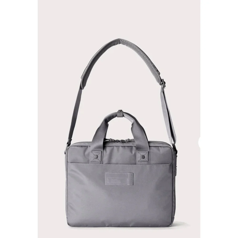 Dagne Dover Unisex Berlin Travel Brief Ash Grey Like New